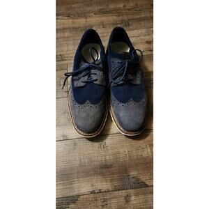 J. Murphy Mens Blue Suede Shoes. Size 9.5. Sh1